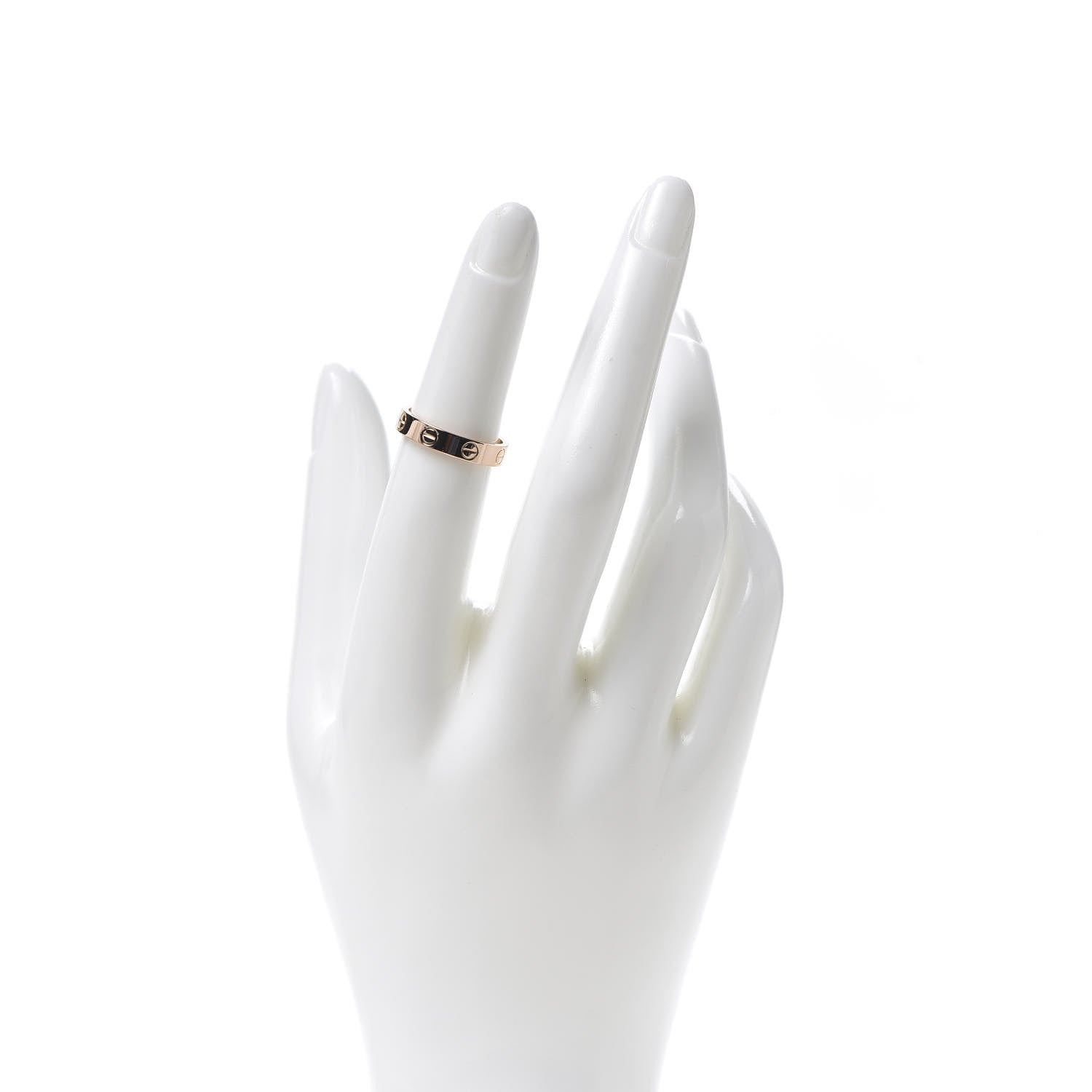 Cartier 18K Pink Gold 3.5mm LOVE Wedding Band Ring 50 5.25 2 of 4