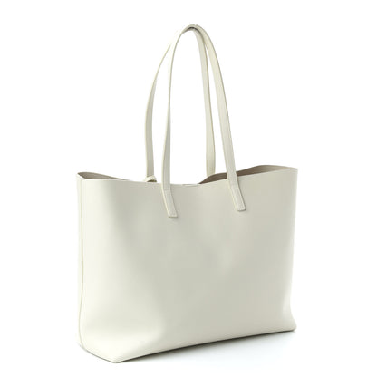 Saint Laurent Calfskin Large Shopping Tote Porcellana 3 of 9