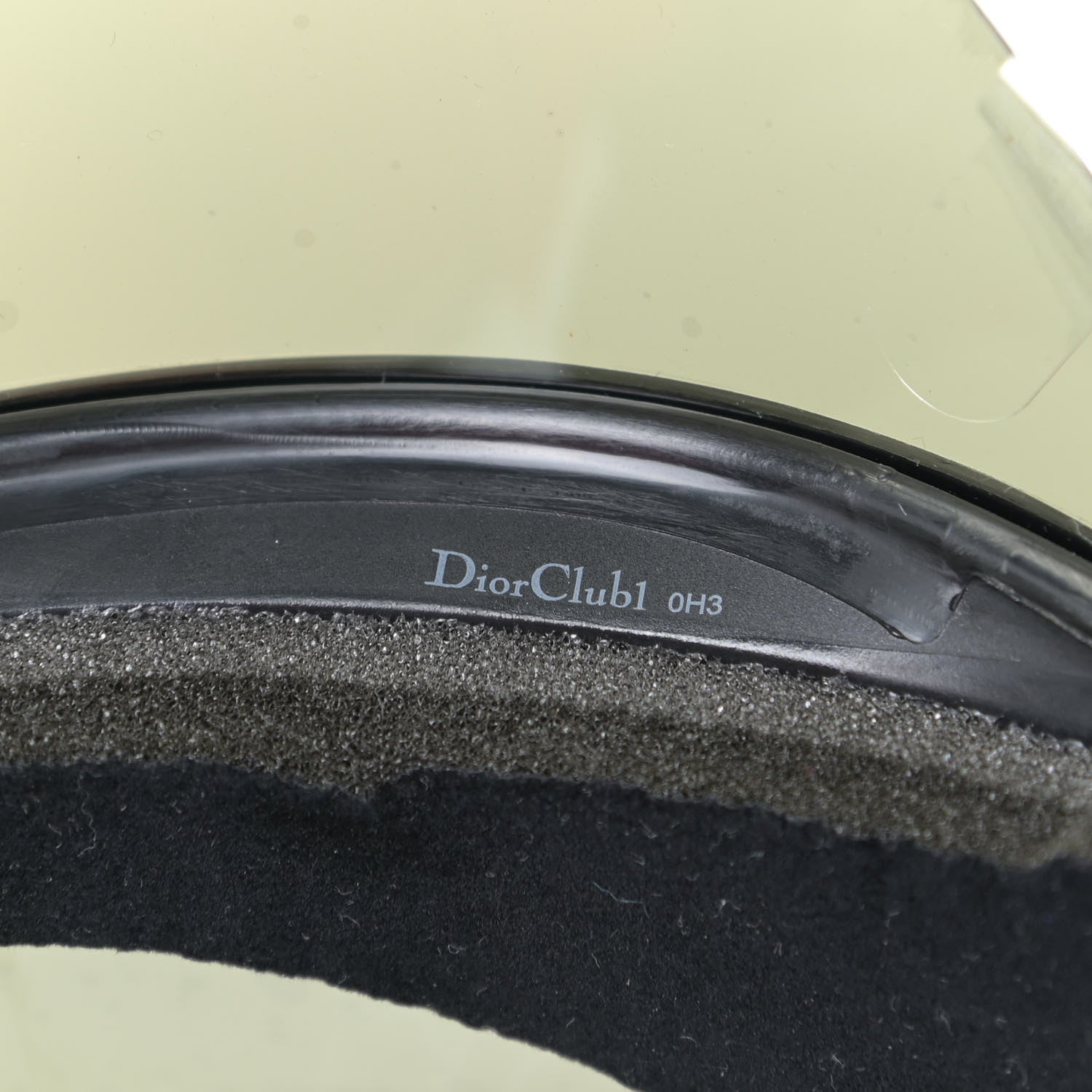 Christian Dior Mirrored DiorClub1 Sun Visor Black 9 of 15