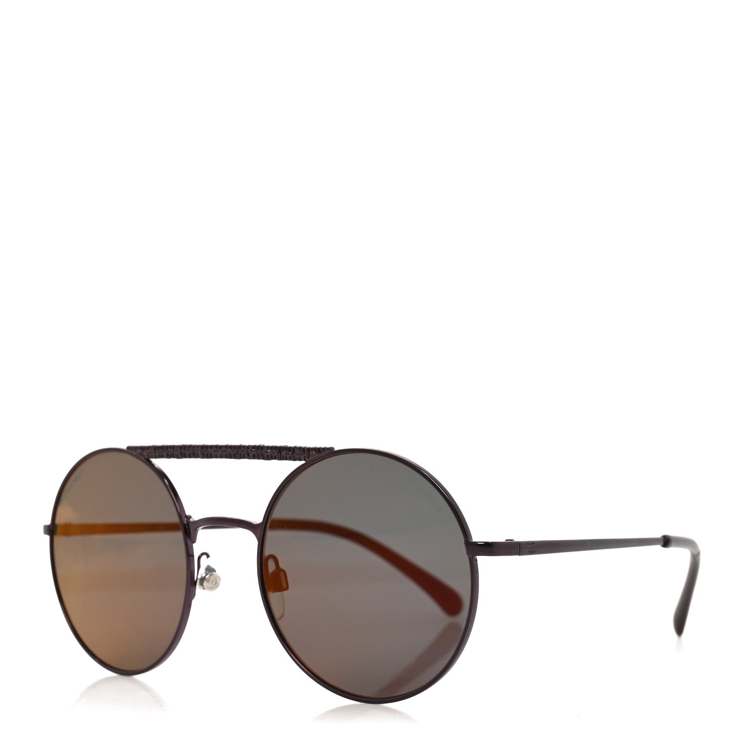 Chanel Metal Winter Round Sunglasses 4232 Bordeaux 1 of 7
