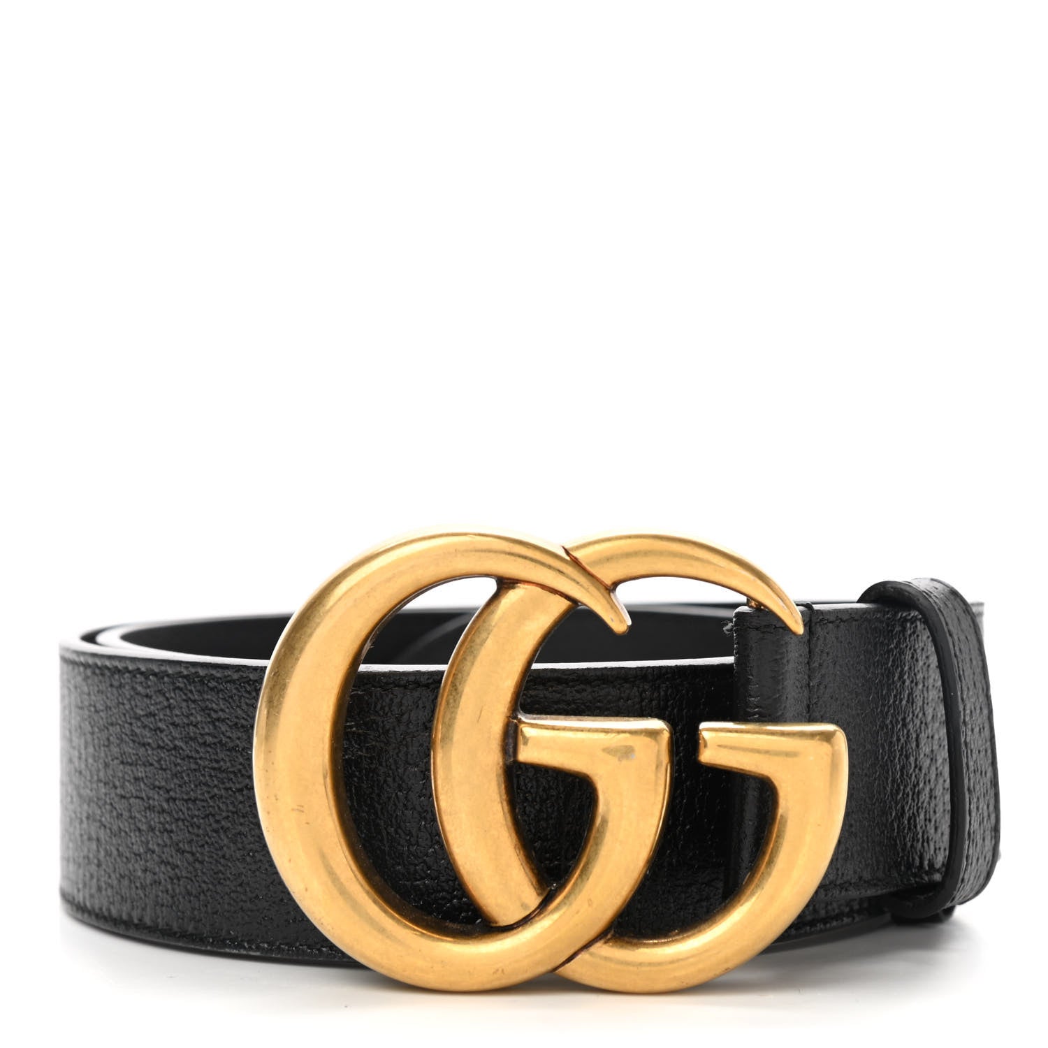Gucci Textured Calfskin Double G 40mm Belt 90 36 Black 1 of 7