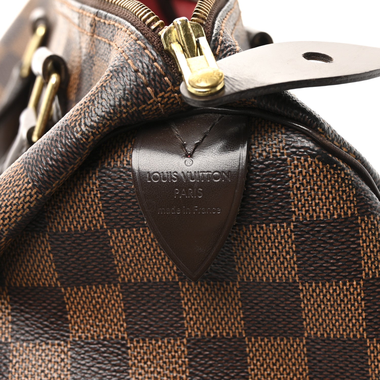 Louis Vuitton Damier Ebene Speedy 30 7 of 10