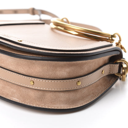 Chloe Calfskin Suede Small Nile Bracelet Bag Biscotti Beige 7 of 9