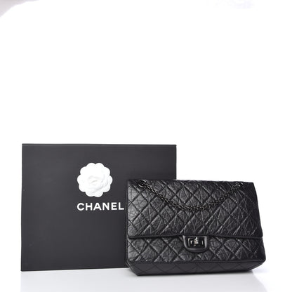 Chanel Aged Calfskin Quilted 2.55 Reissue 226 Flap So Black 10 of 10