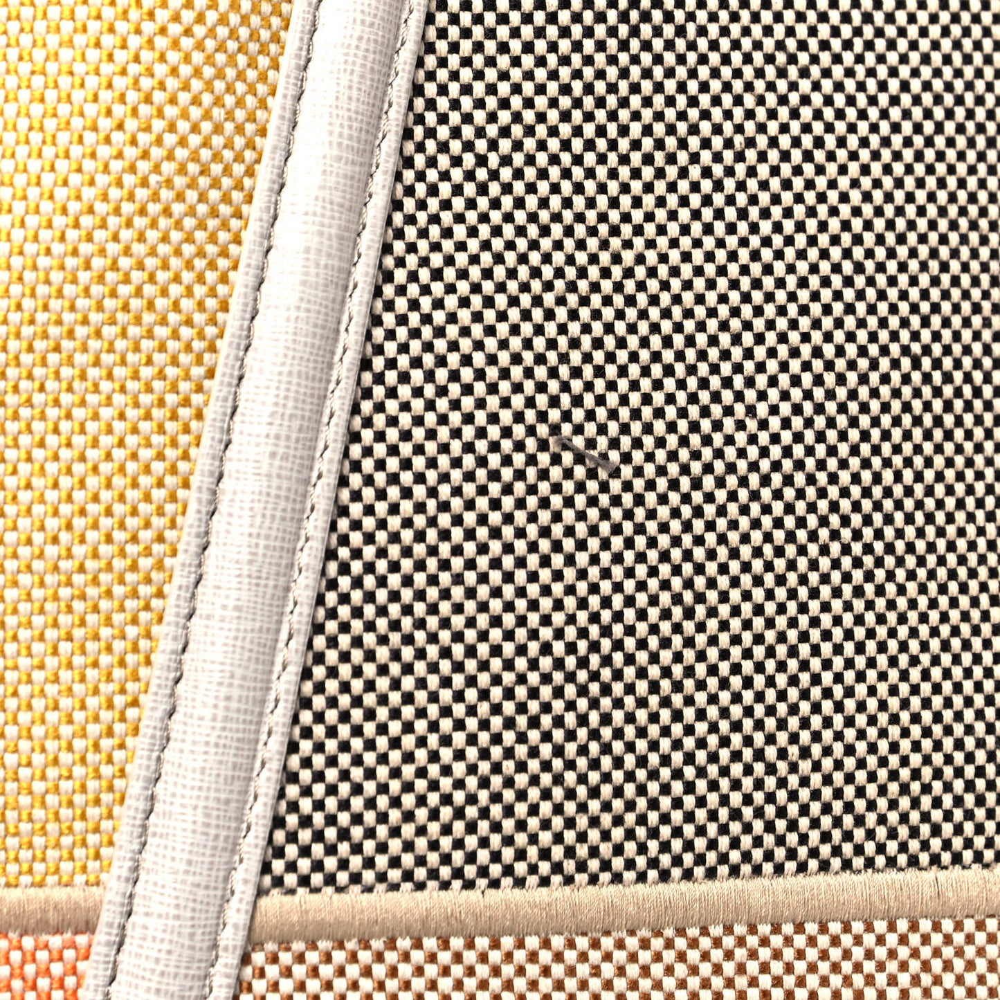 Canvas Vitello Elite Large 2Jours Tote Latte Multicolor