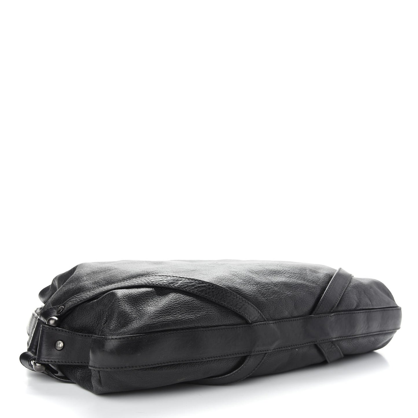 Prorsum Calfskin Hobo Bag Black