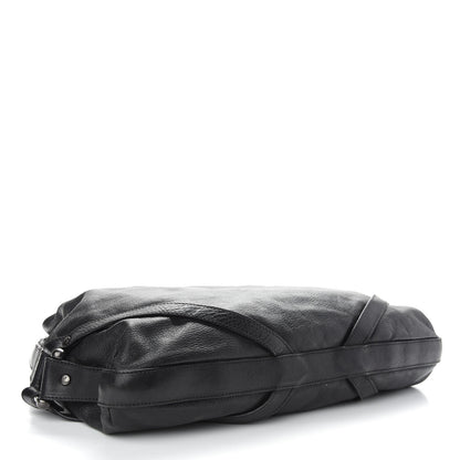Burberry Prorsum Calfskin Hobo Bag Black 4 of 10