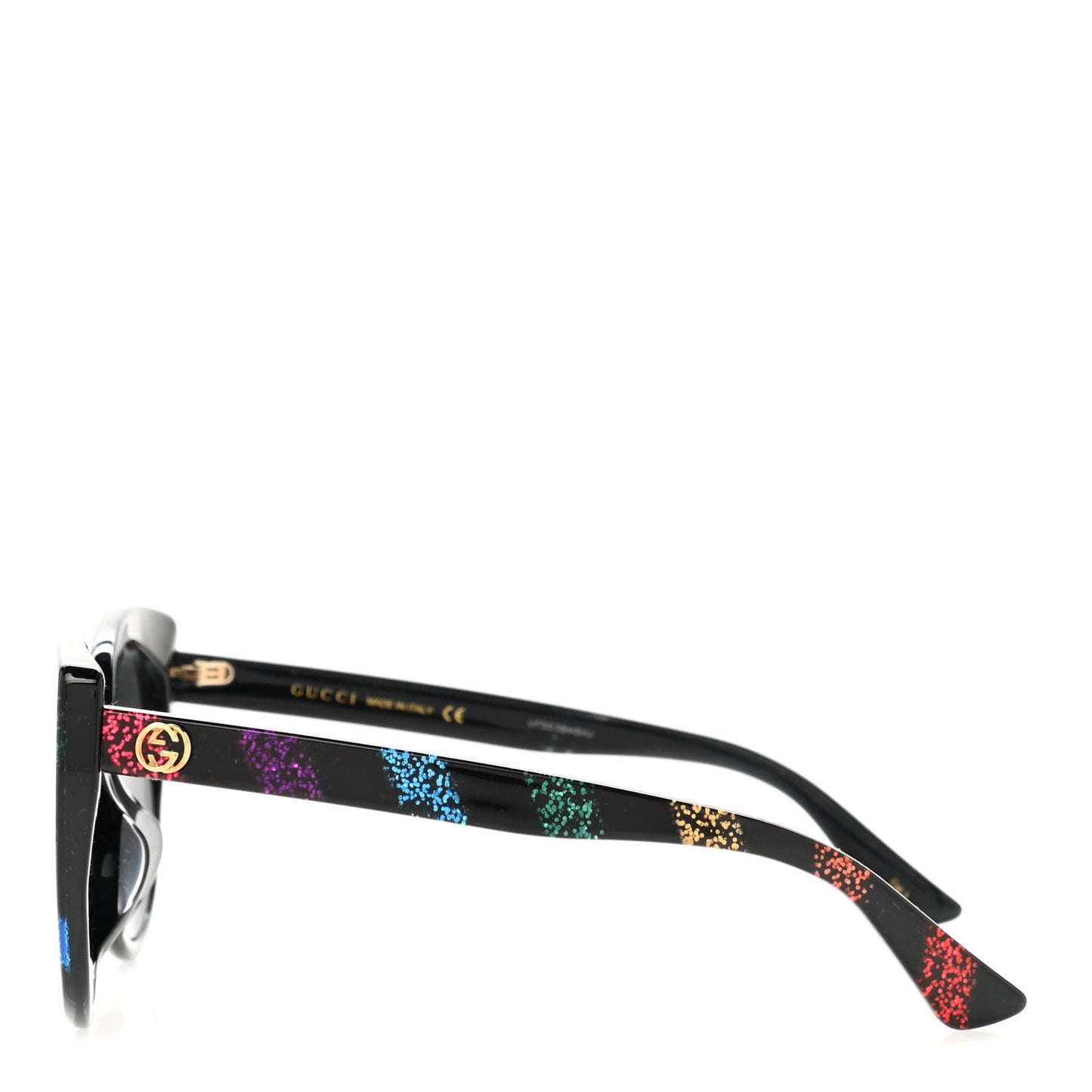 Glitter Acetate Cat Eye Sunglasses GG0325SA Black