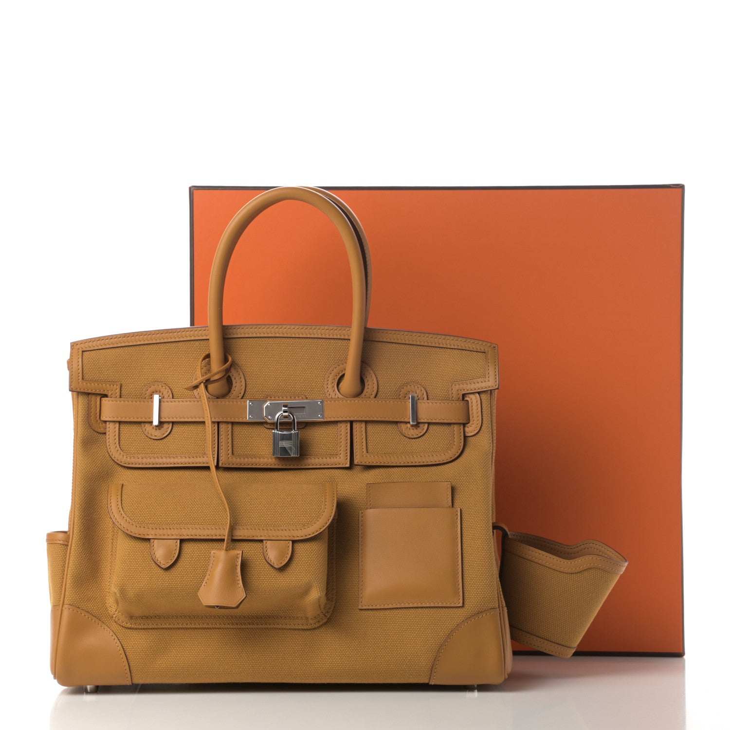 Hermes Toile Goeland Swift Cargo Birkin 35 Sesame 11 of 11