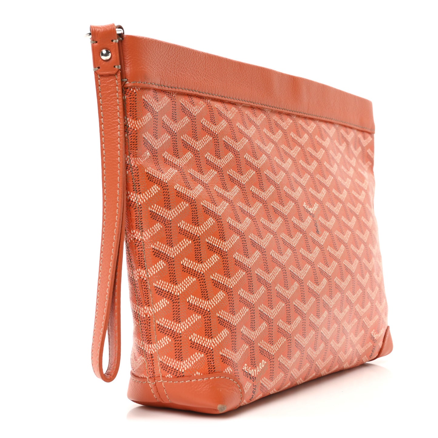 Goyardine Conti Pouch Orange