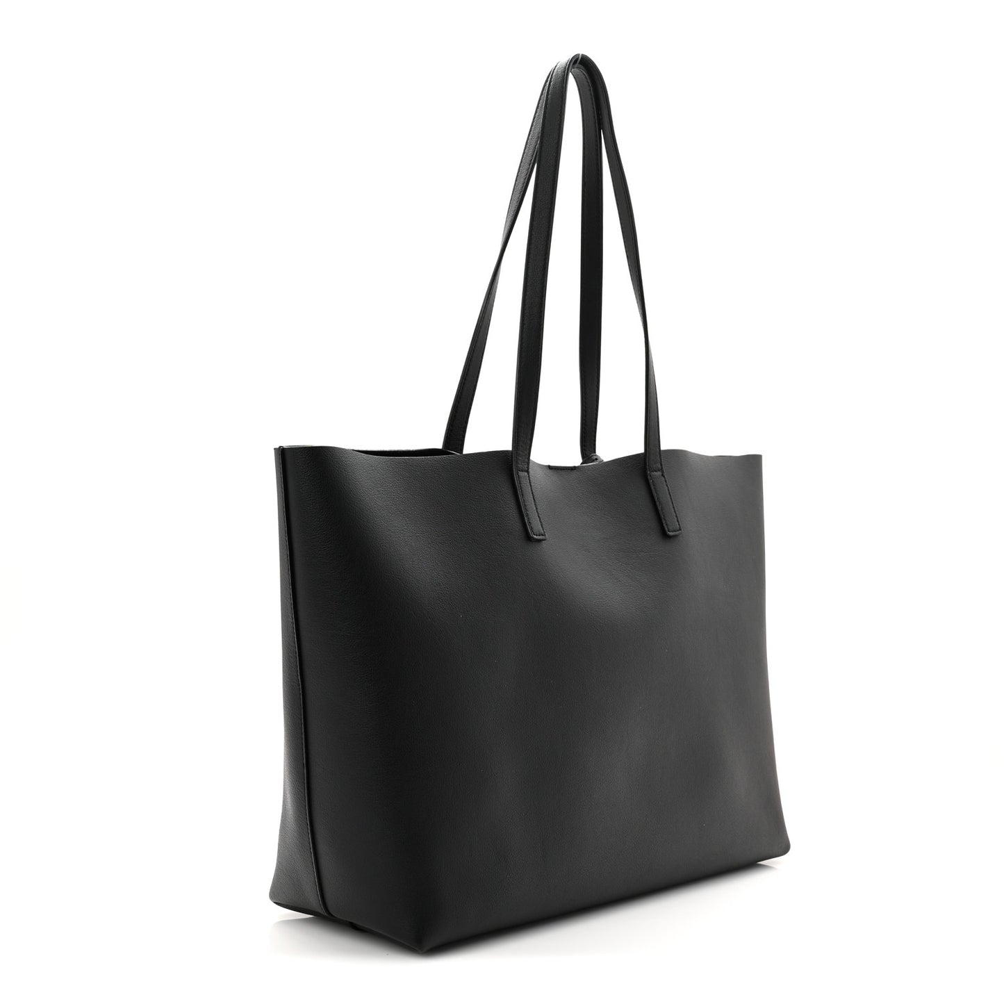 Calfskin Large Shopping Tote Black