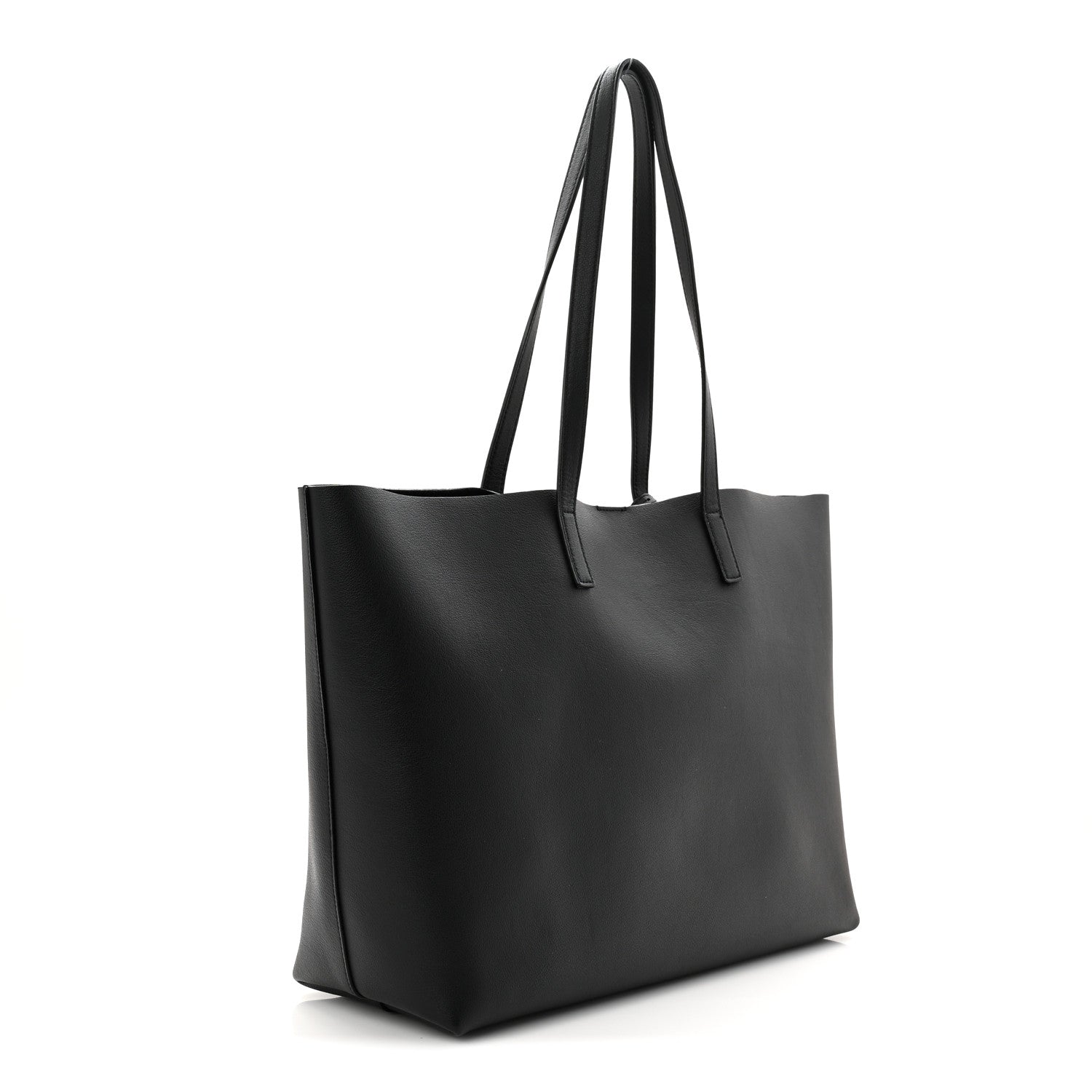 Saint Laurent Calfskin Large Shopping Tote Black 9 of 23