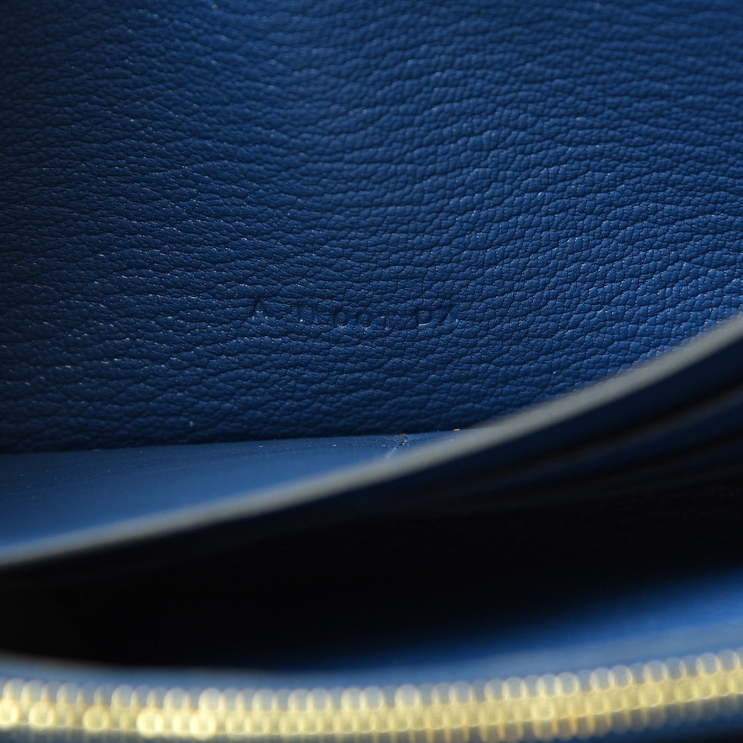 Chevre Mysore Kelly Longue Wallet Bleu Brighton