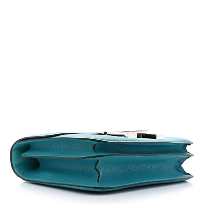 Hermes Chevre De Coromandel Constance 29 Turquoise 4 of 10