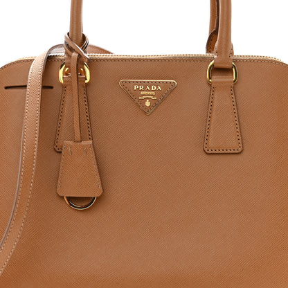 Prada Saffiano Lux Medium Promenade Tote Caramel 8 of 14