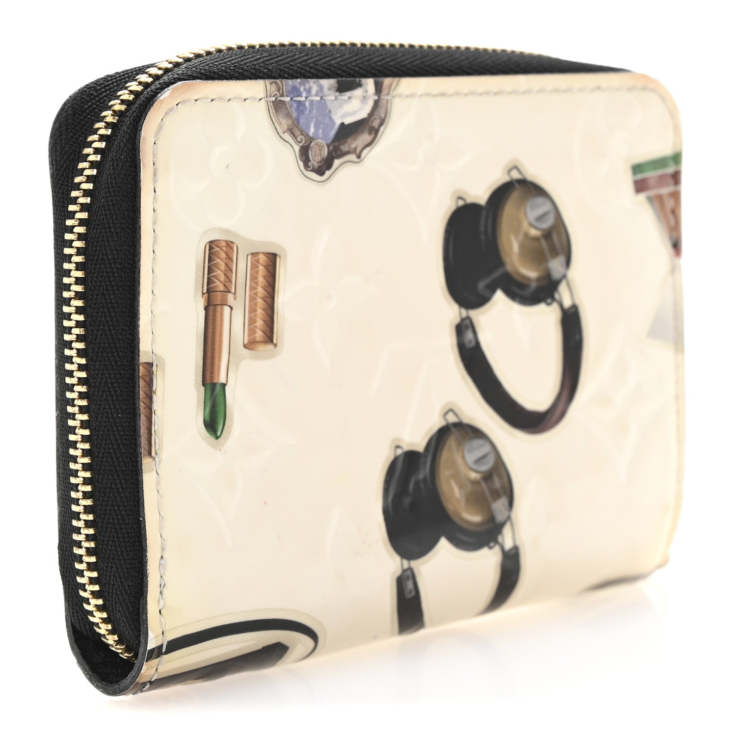 Louis Vuitton Vernis Stickers Zippy Coin Purse Wallet 3 of 6