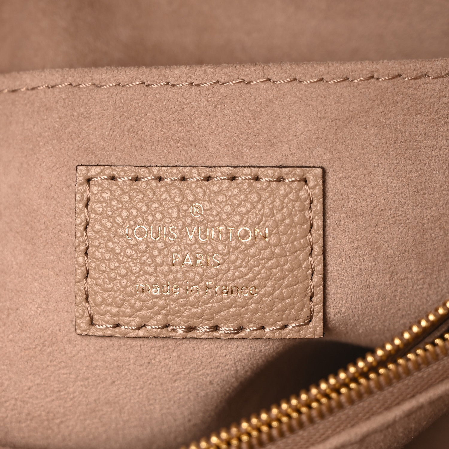 Louis Vuitton Empreinte Monogram Giant Madeleine MM Dove Grey Beige 6 of 10