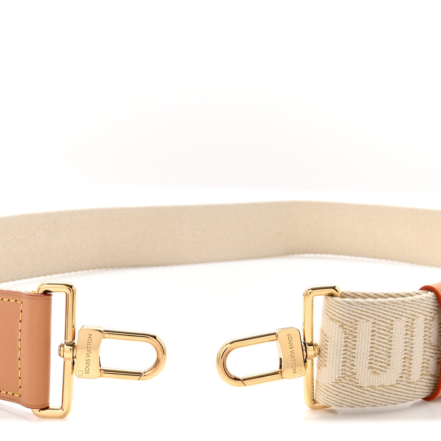 Louis Vuitton Monogram Utility Crossbody Bandouliere Shoulder Strap Beige 3 of 5