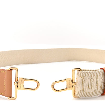 Louis Vuitton Monogram Utility Crossbody Bandouliere Shoulder Strap Beige 3 of 5