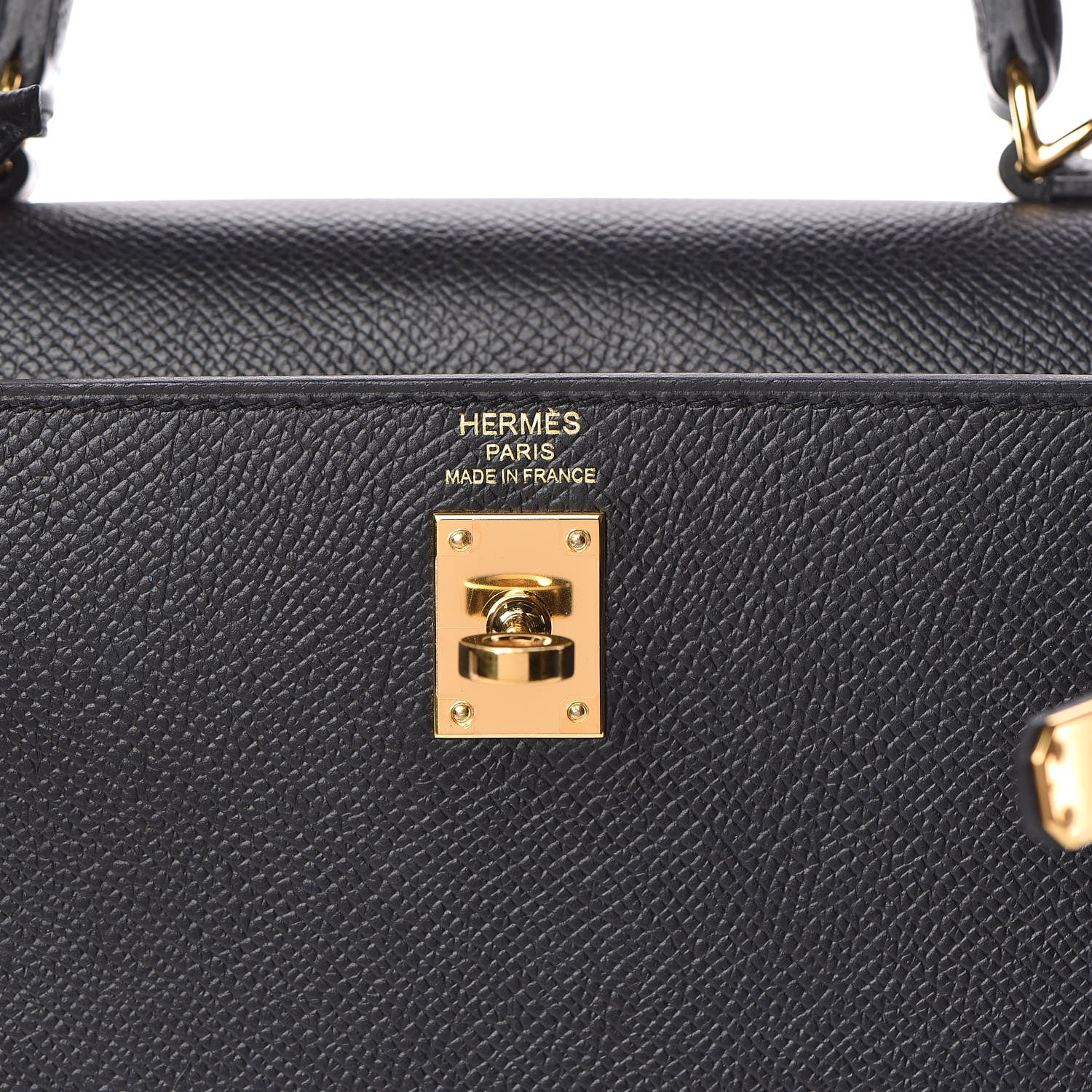 Hermes Epsom Kelly Sellier 25 Black 21 of 34