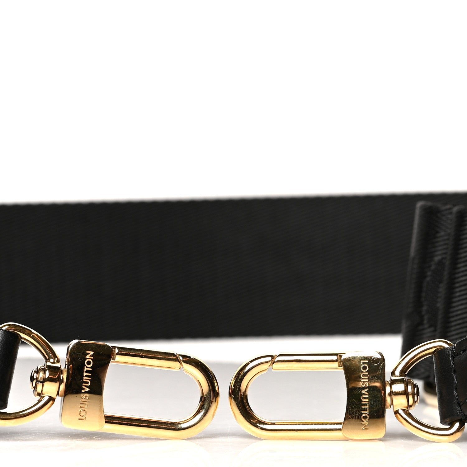 Louis Vuitton Nylon Petite Malle Souple Shoulder Strap Black 3 of 4