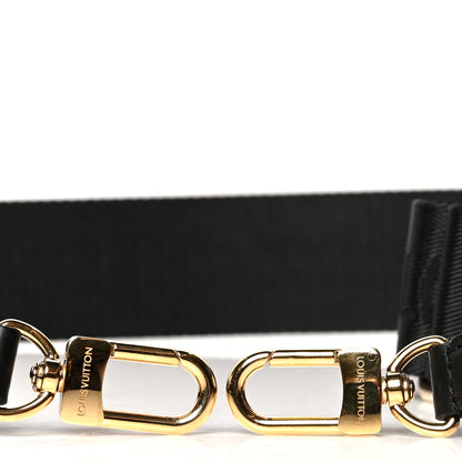 Louis Vuitton Nylon Petite Malle Souple Shoulder Strap Black 3 of 4