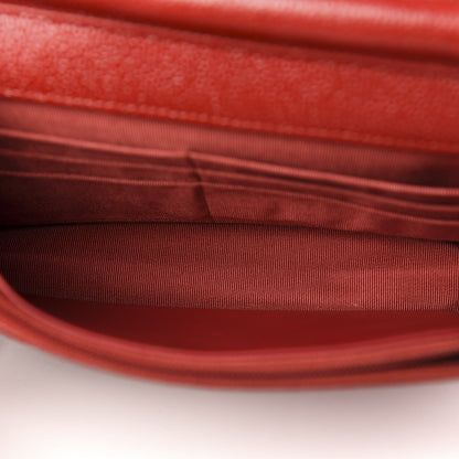 Chanel Caviar Quilted Wallet on Chain WOC Red 5 of 12