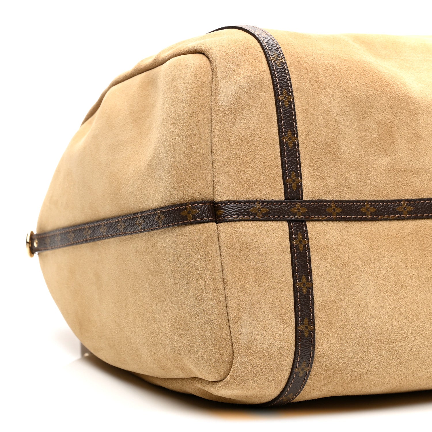 Louis Vuitton Suede Monogram Express GM Brown 7 of 8