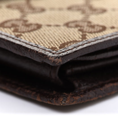 Gucci Monogram Calfskin Ladies Web Long Wallet Beige Ebony Cocoa 12 of 15