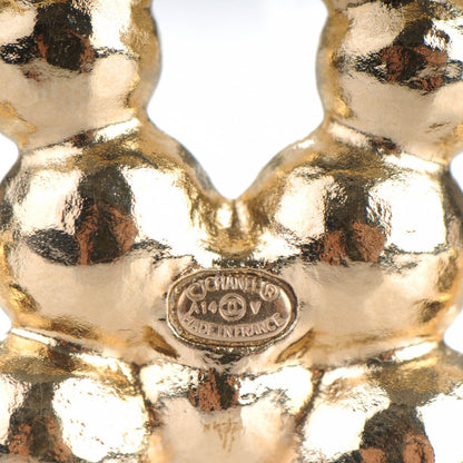 Chanel Pearl CC Brooch Gold Pearly White 4 of 4