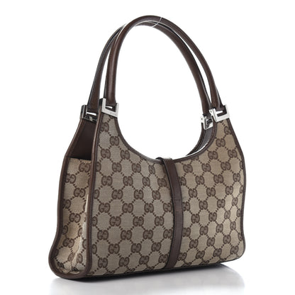 Gucci Monogram Small Bardot Bag Dark Brown 3 of 16