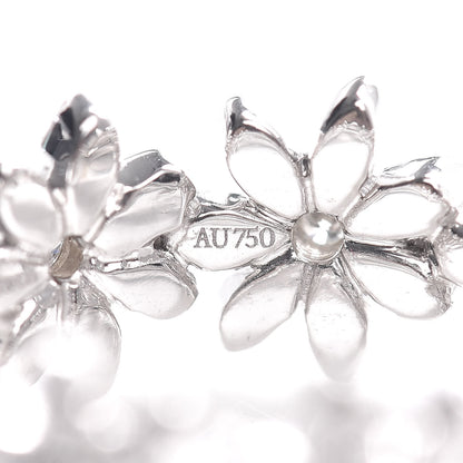 Tiffany 18K White Gold Diamond Daisy Metro Band Ring 49 4.75 4 of 6