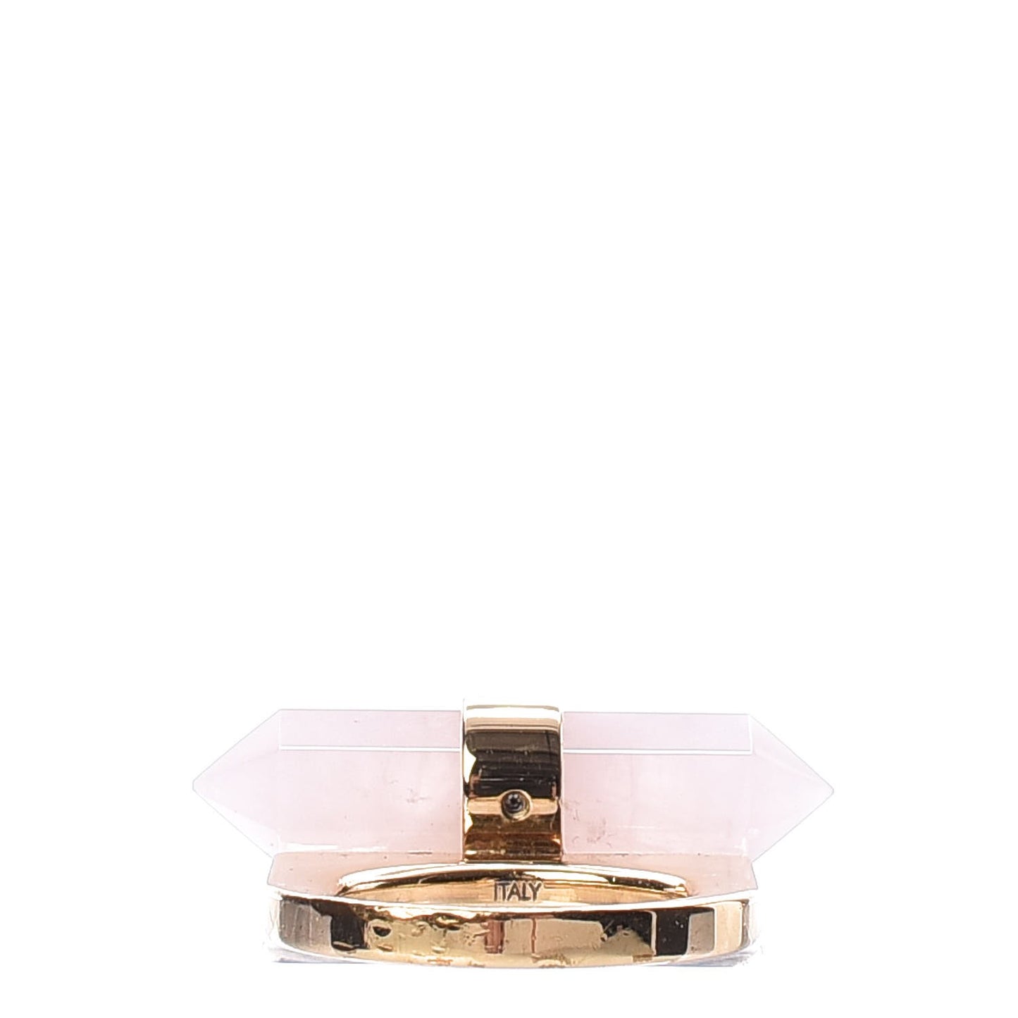 Rose Quartz Trivelling Ring 6.5