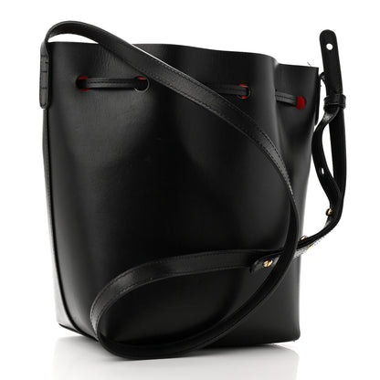 Mansur Gavriel Calfskin Mini Bucket Bag Black Flamma 3 of 12