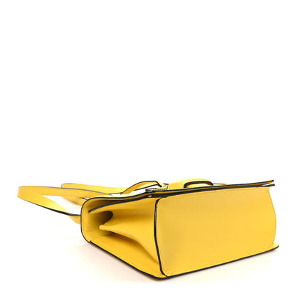 Loewe Calfskin Medium Barcelona Shoulder Bag Yellow 4 of 9