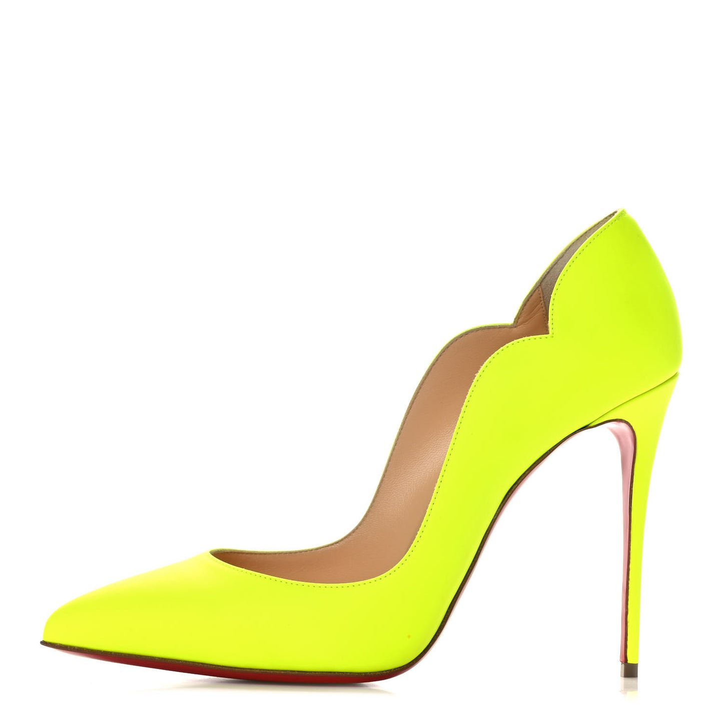 Calfskin Hot Chick 100 Pumps 40.5 Fluo