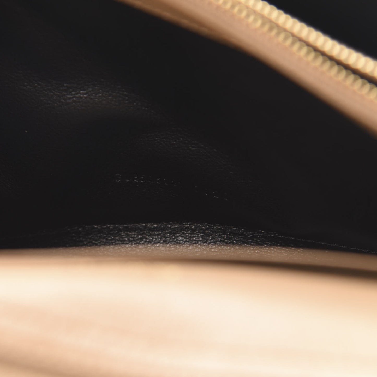 Lambskin Diamond Quilted Becky Chain Wallet Gold Sand