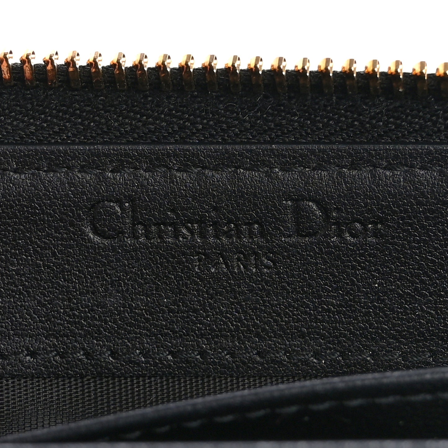 Lambskin Cannage Lady Dior Voyageur Wallet Black