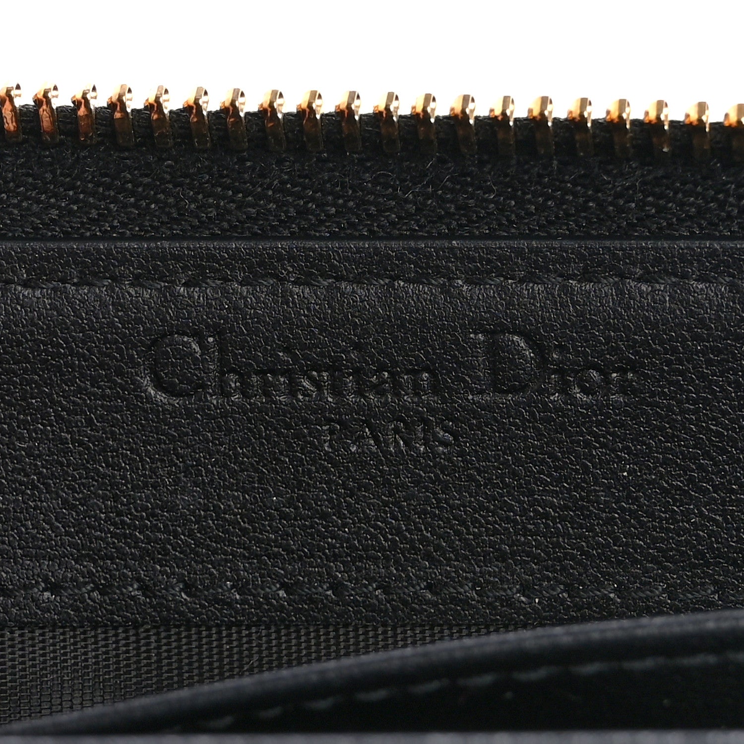 Christian Dior Lambskin Cannage Lady Dior Voyageur Wallet Black 6 of 11