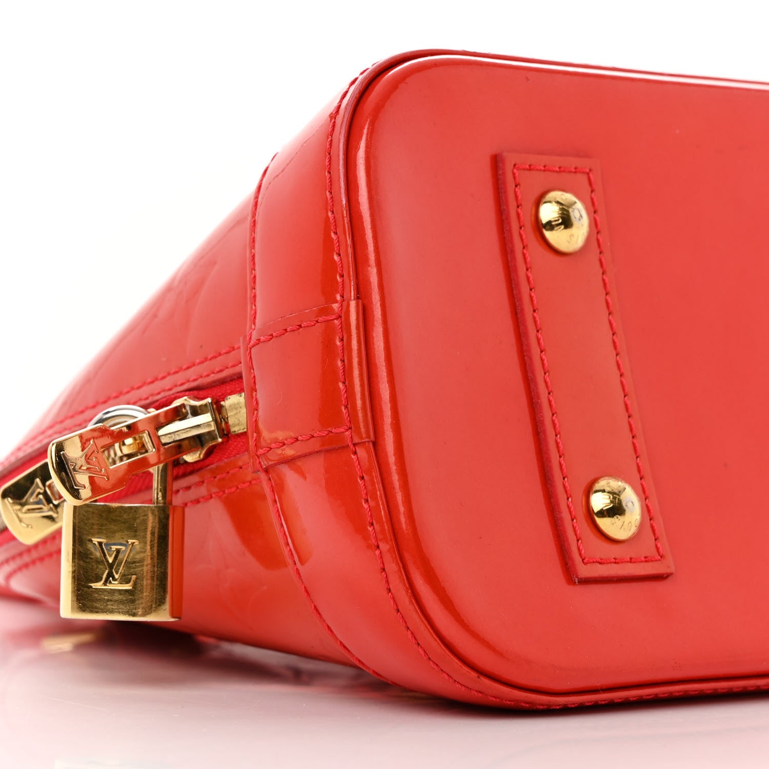 Louis Vuitton Vernis Alma BB Rose Litchi 8 of 11