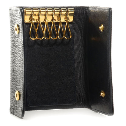Chanel Caviar 6 Key Holder Case Black 5 of 7
