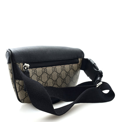 Gucci GG Supreme Monogram Belt Bag Black 3 of 10