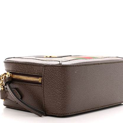 Gucci GG Supreme Monogram Mini Ophidia Top Handle Shoulder Bag Brown 9 of 14