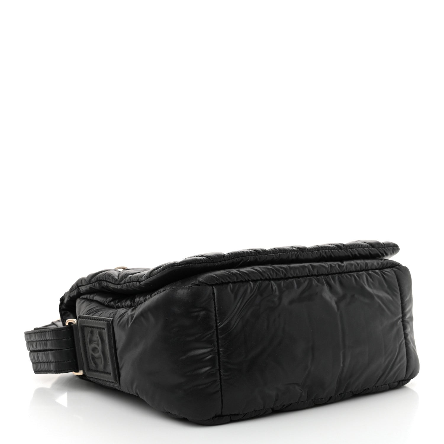 Chanel Nylon Small Coco Cocoon Messenger Bag Black 4 of 10