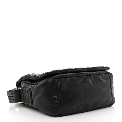 Chanel Nylon Small Coco Cocoon Messenger Bag Black 4 of 10