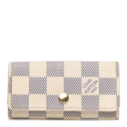 Louis Vuitton Damier Azur Multicles 4 Key Holder 1 of 7