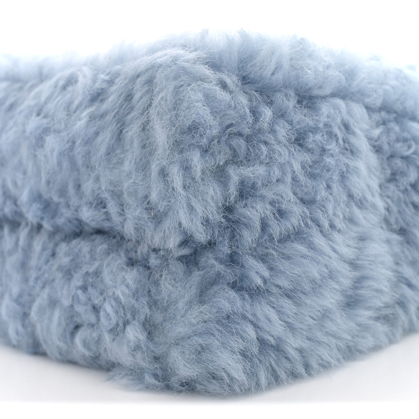 Shearling Twist Shoulder Bag PM Blue