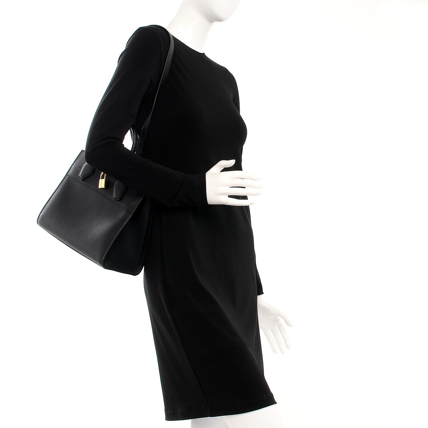 Louis Vuitton Taurillon City Steamer PM Black 2 of 9