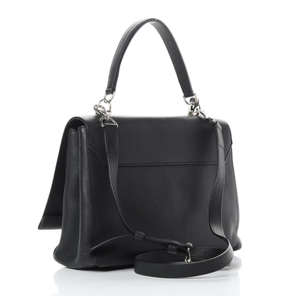 Louis Vuitton Soft Calfskin Lockme II Top Handle Black 3 of 12