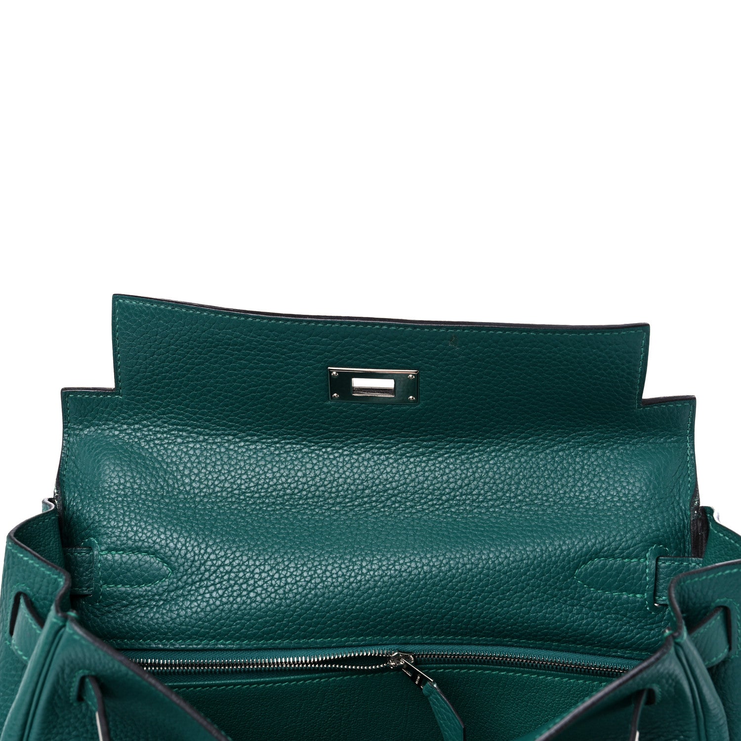 Hermes Taurillon Clemence Kelly Retourne 28 Malachite 10 of 45